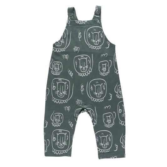 Dungarees Set - Deep Green